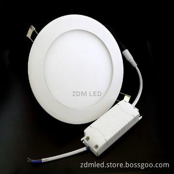 save energy save money easy installation round flat panel light